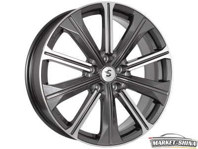 Premium Series КР013 (Audi Q5) 7 x 19 5*112 Et:34 Dia:66.6 Diamond Gloss Graphite
