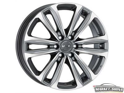 MAK Safari 8 x 18 6*139.7 Et:30 Dia:100.1 Gunmetal Mirror Face