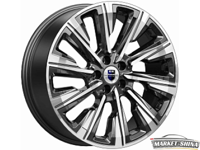 K&K Галего (КС1039) 7.5 x 19 5*108 Et:33 Dia:67.1 Дарк платинум