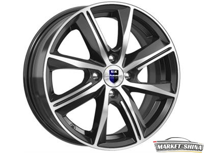 K&K Арнар 6 x 15 4*98 Et:35 Dia:58.6 алмаз чёрный