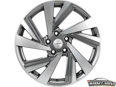 Khomen Wheels KHW1801 (Outlander) 7.5 x 18 5*114.3 Et:38 Dia:67.1 Black-FP