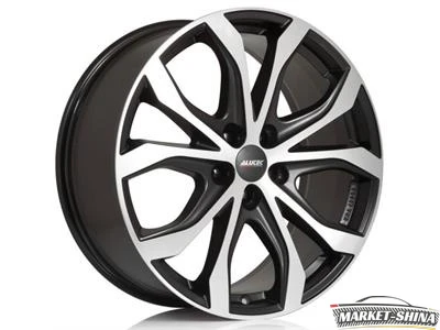ALUTEC W10X 9 x 20 5*112 Et: 20 Dia: 66,5 Racing Black Front Polished